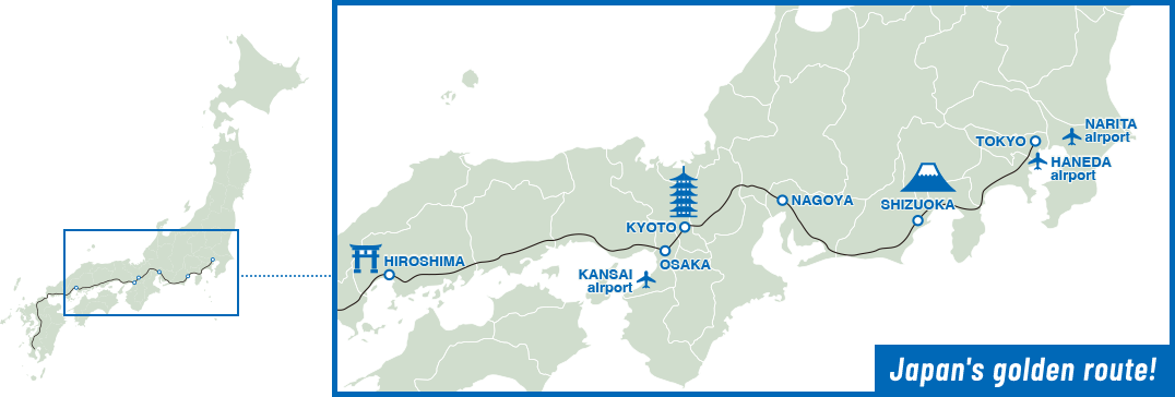Japan's golden route!
