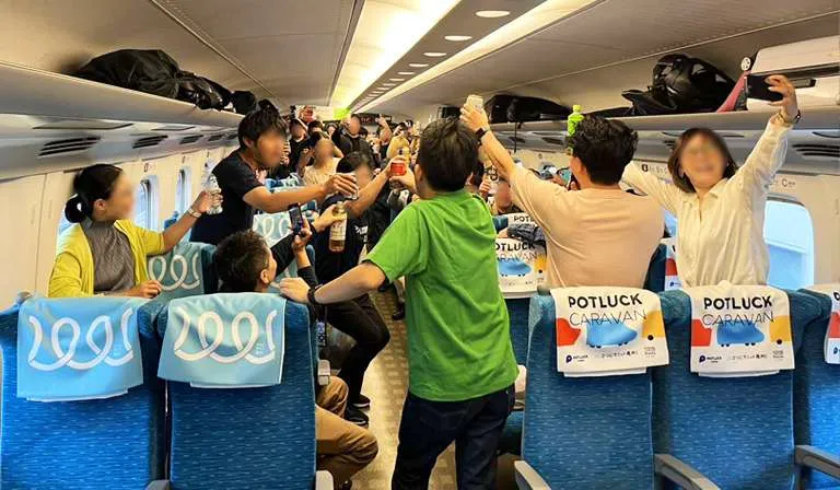 Talk Session on Shinkansen Car
