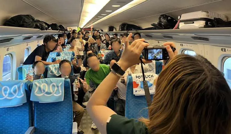 Talk Session on Shinkansen Car