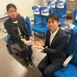 JR Crew and Pursers (Train Attendants) on Board