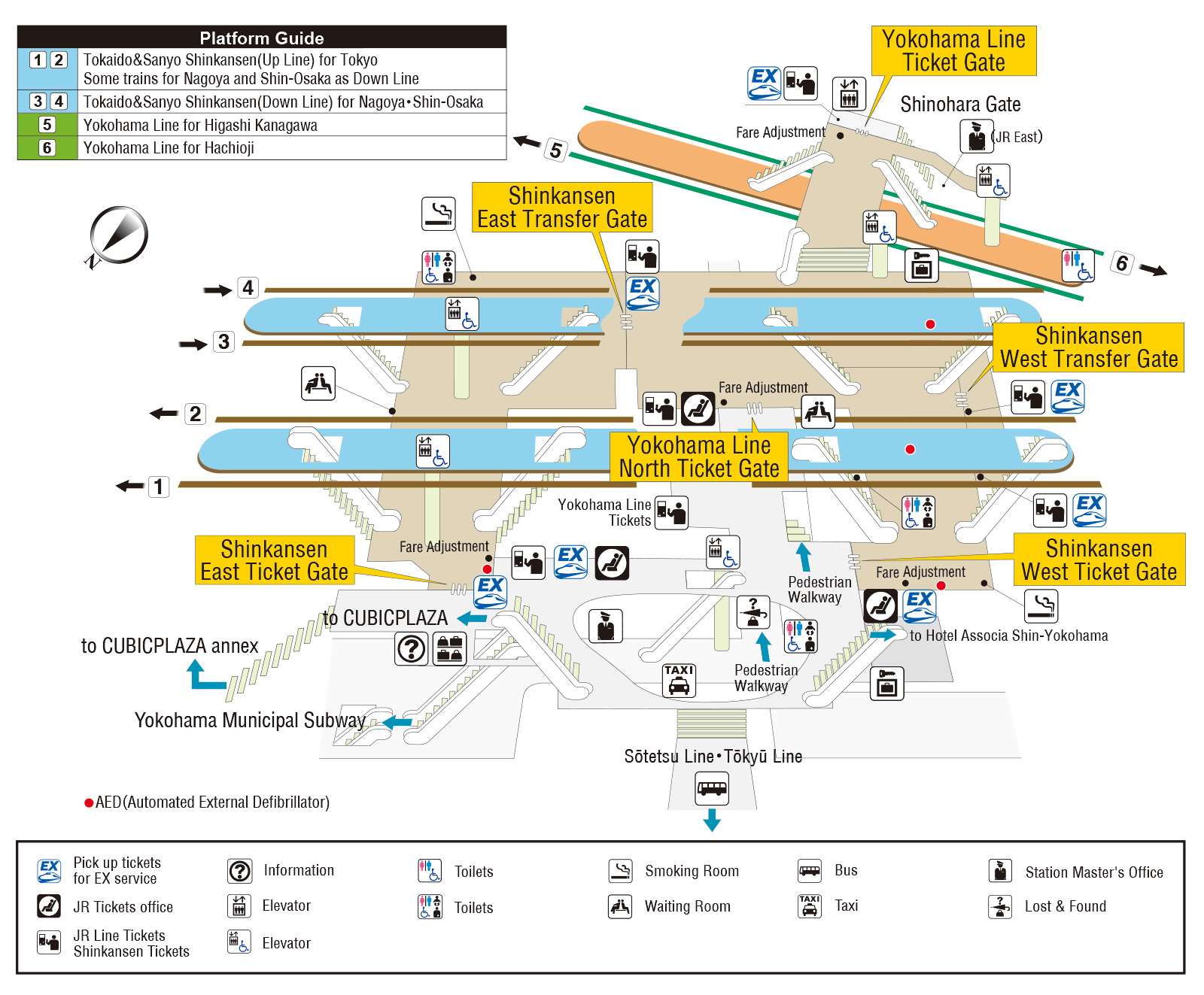 JR-EAST:Guide Maps for Major Stations (Tachikawa Station)