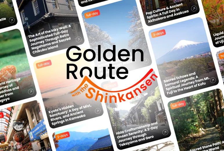 Golden Route with the shinkansen