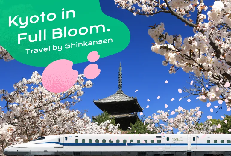 Experience the Beauty of Kyoto in spring — Travel by Shinkansen