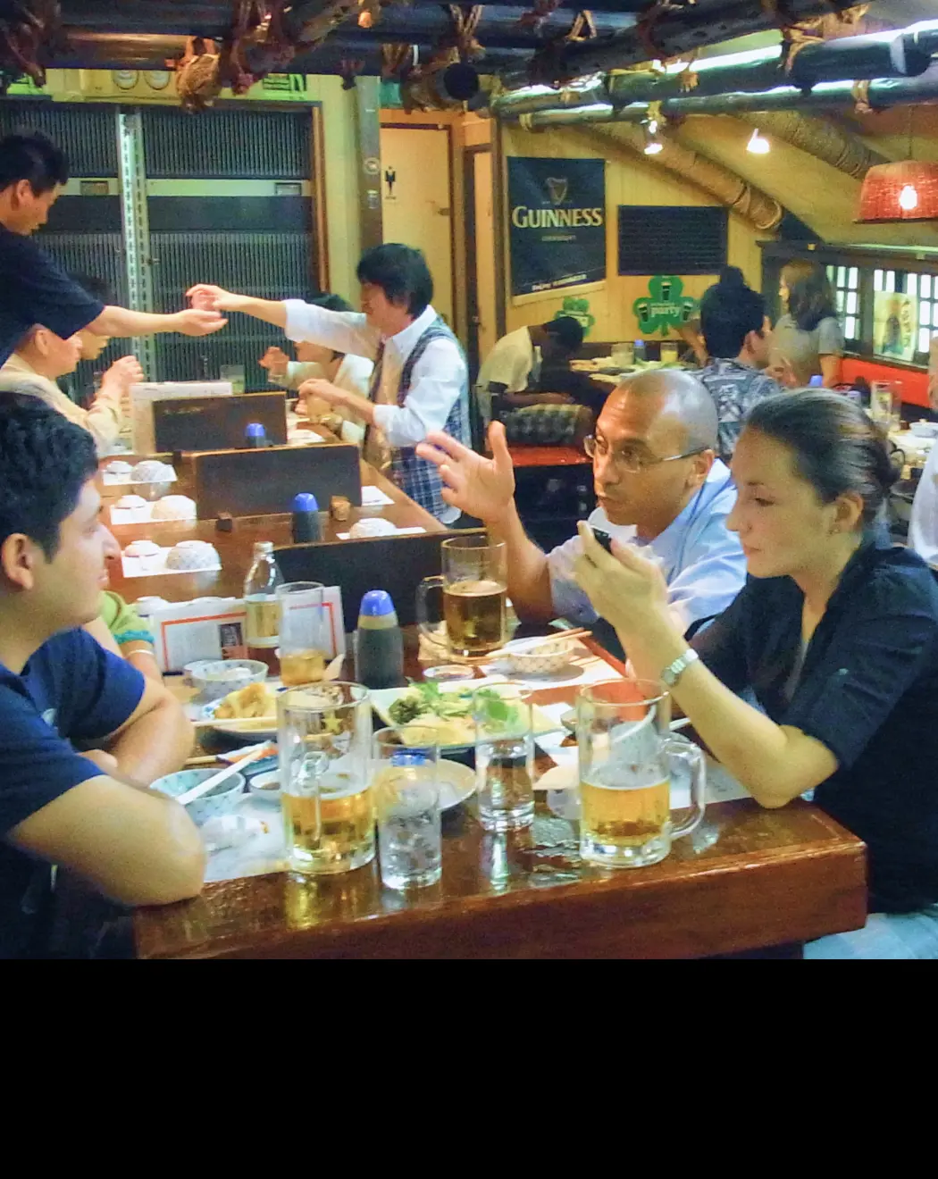 Izakaya under the elevated tracks