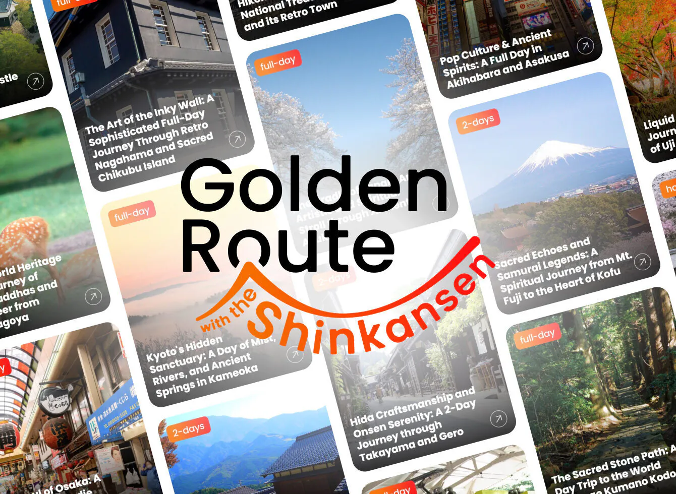 Golden Route with the Shinkansen